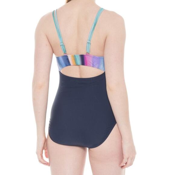 🆕 Speedo porcelain Double-Strap One-Piece Swimsuit NWT size 6 - Picture 7 of 7